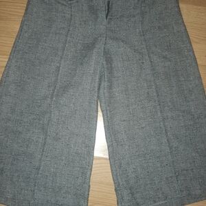 Joe Benbasset Charcoal Wide-Leg Trousers